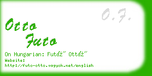 otto futo business card